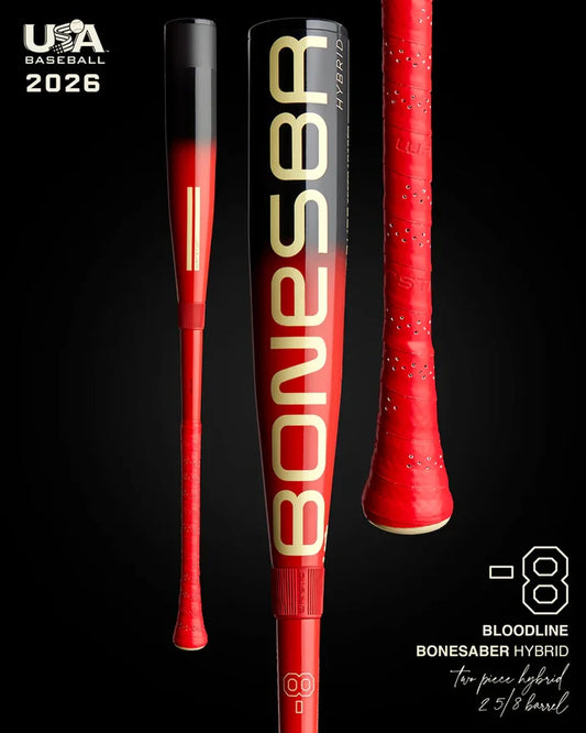 Warstic 2026 Bonesaber Hybrid Bloodline USA Baseball Bat -8