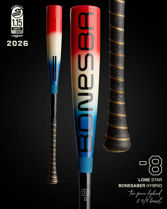 Warstic 2026 Bonesaber Hybrid Lone Star USSSA Baseball Bat -8