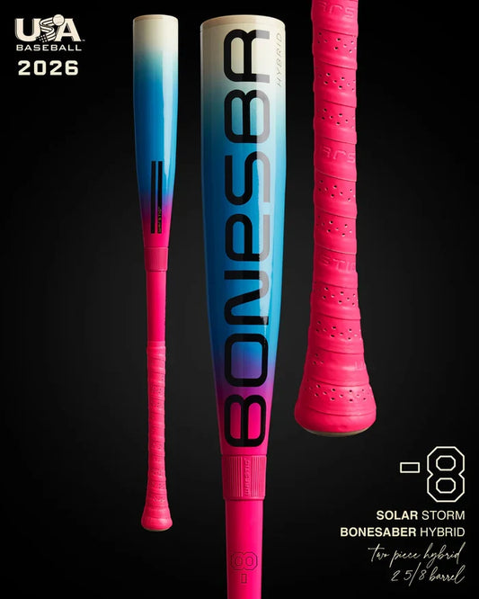 Warstic 2026 Bonesaber Hybrid Solar Storm USA Baseball Bat -8