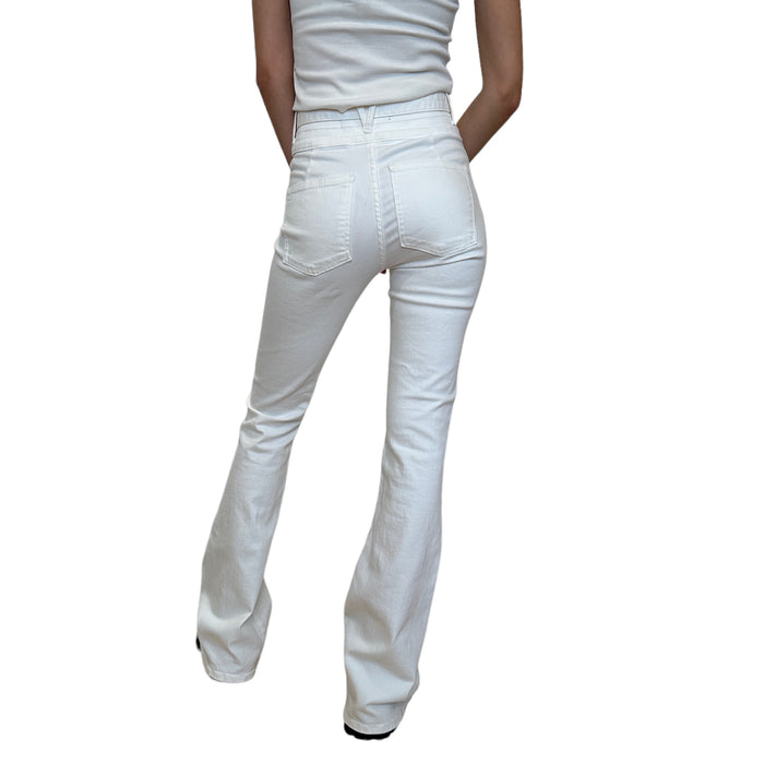 White Tie Waist Jeans - 25