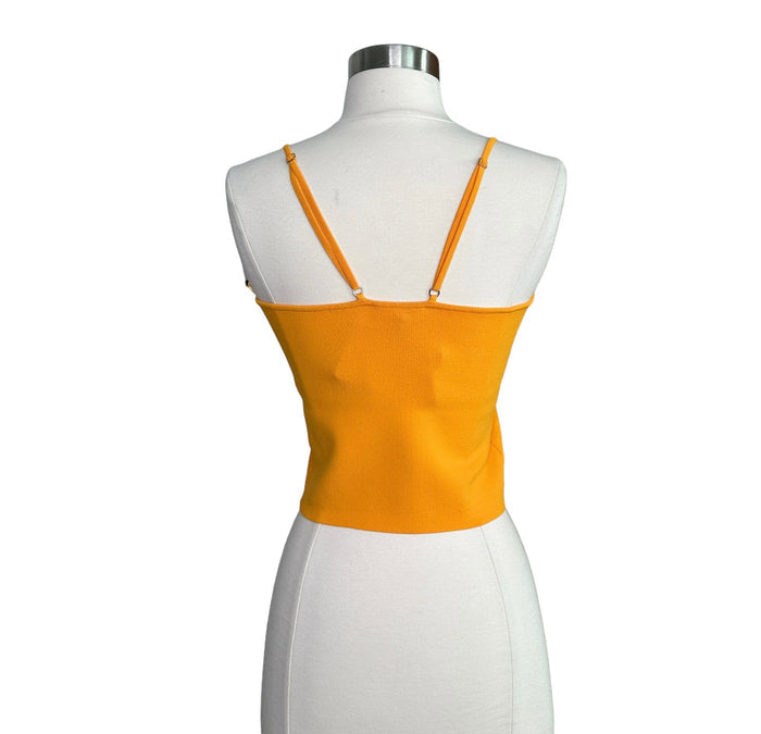 Yellow Cropped Top - L