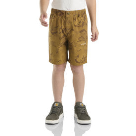Carhartt youth LWD camo short in Carhartt brown