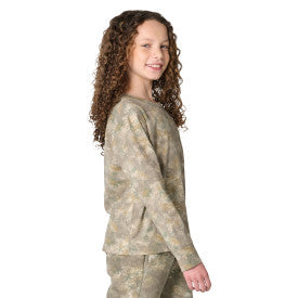 Carhartt youth girls faded camo pocket t-shirt, additional product view