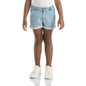 Carhartt youth Rugged Flex denim short in light wash